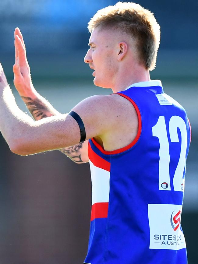 Brodie White in action for North Heidelberg. Picture: Josh Chadwick