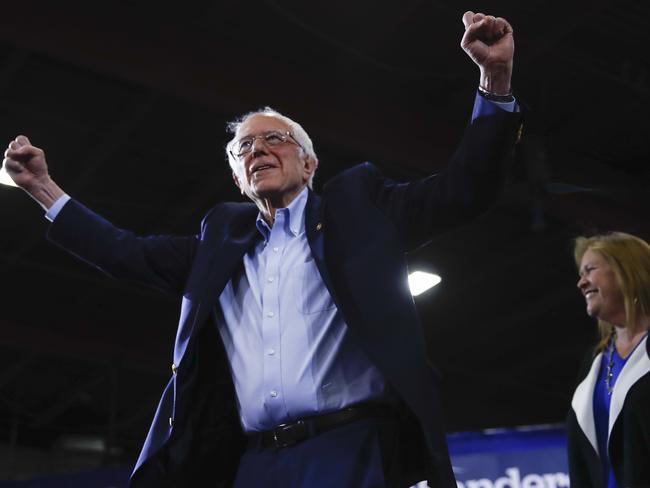 Democratic presidential candidate Sen. Bernie Sanders. Picture: Matt Rourke