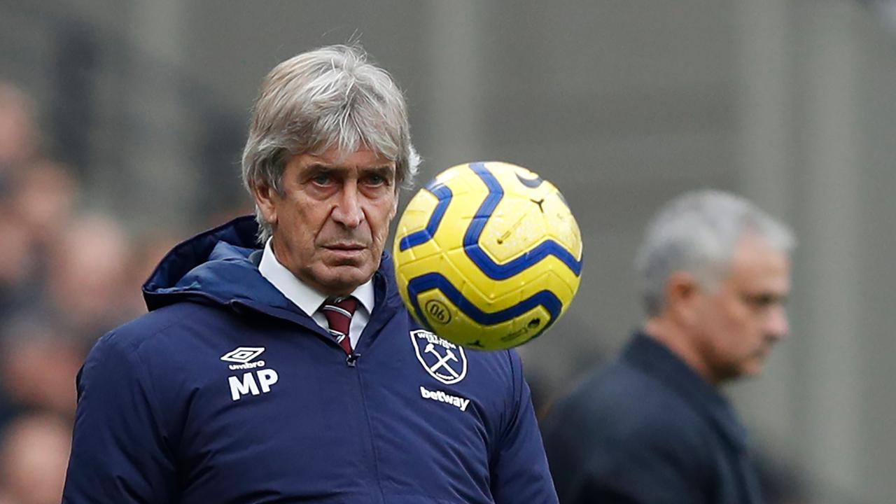 West Ham manager Manuel Pellegrini is trying to focus on football, not his potential sacking.