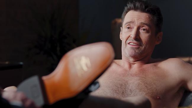 Hugh Jackman wears nothing but boots in an ad for R.M. Williams.