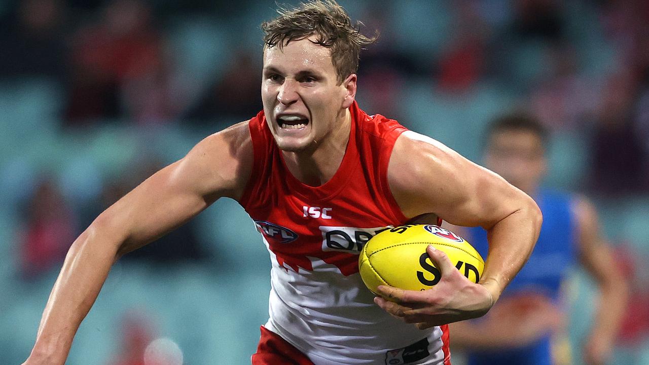 Sydney’s Jordan Dawson wants to get to the Crows. Picture: Phil Hillyard