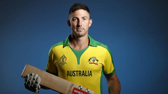 BRISBANE, AUSTRALIA - MAY 07: Shaun Marsh of Australia poses during an Australia ICC One Day World Cup Portrait Session on May 07, 2019 in Brisbane, Australia. (Photo by Ryan Pierse/Getty Images)