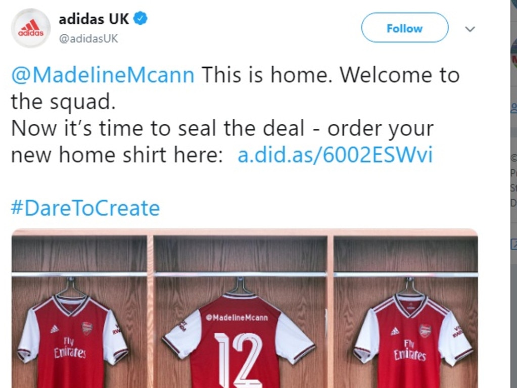 Adidas uk twitter sale