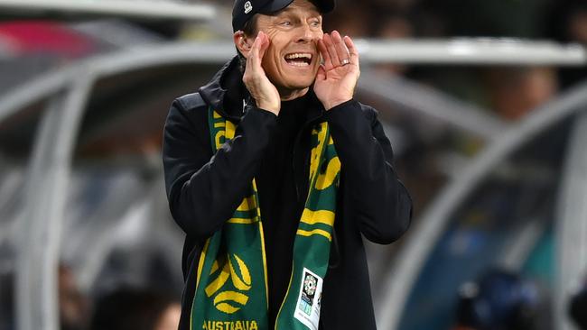 Matildas coach Tony Gustavsson has stood by his decision to play a depleted squad in the first match against Canada. Picture: Justin Setterfield/Getty Images