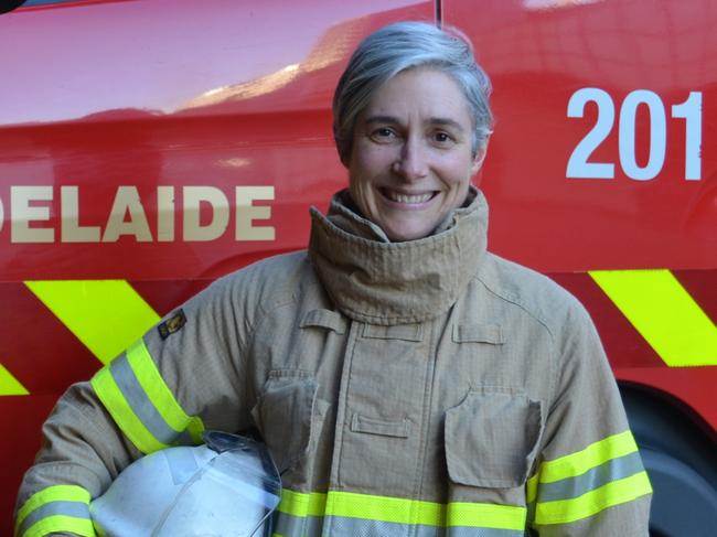 CAREERS: Former Army helicopter pilot Genevieve Rueger was recruited to the SA Metropolitan Fire Service in 2019.