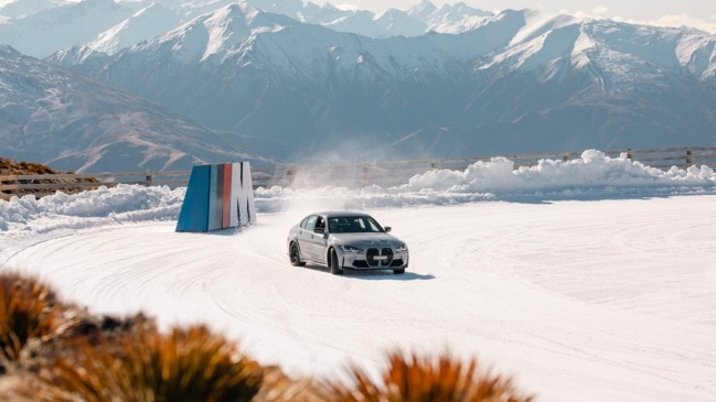 Ice driving with the BMW M3