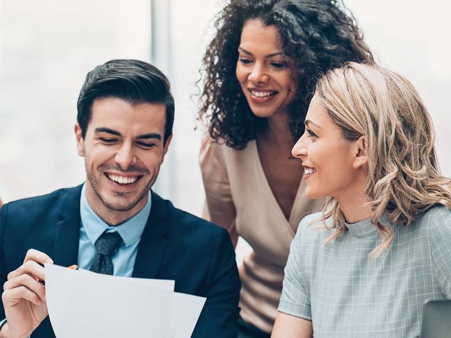 Multi-ethnic group of business persons working in the office  - Picture istock