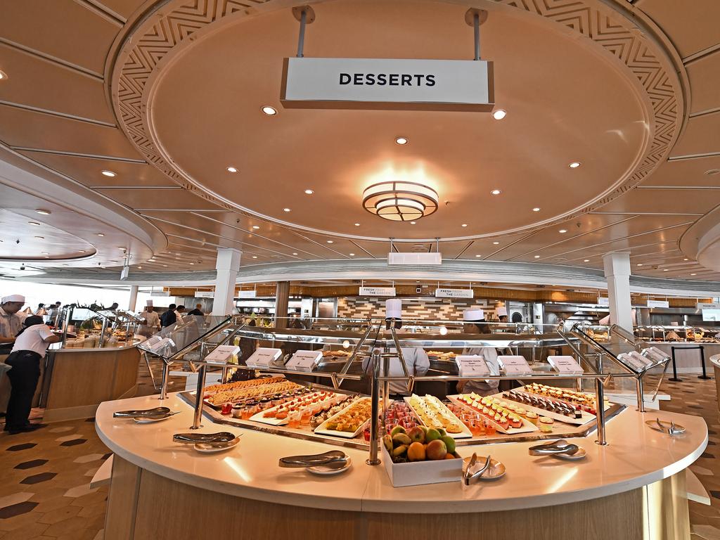 Satisfy your sweet tooth at the Windjammer. Picture: Royal Caribbean