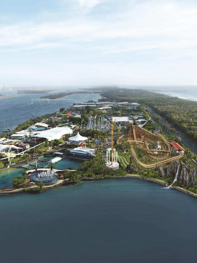 Village Roadshow Theme Parks' new $50m theme park precinct it will develop alongside Sea World on the Gold Coast in the next 18 months.