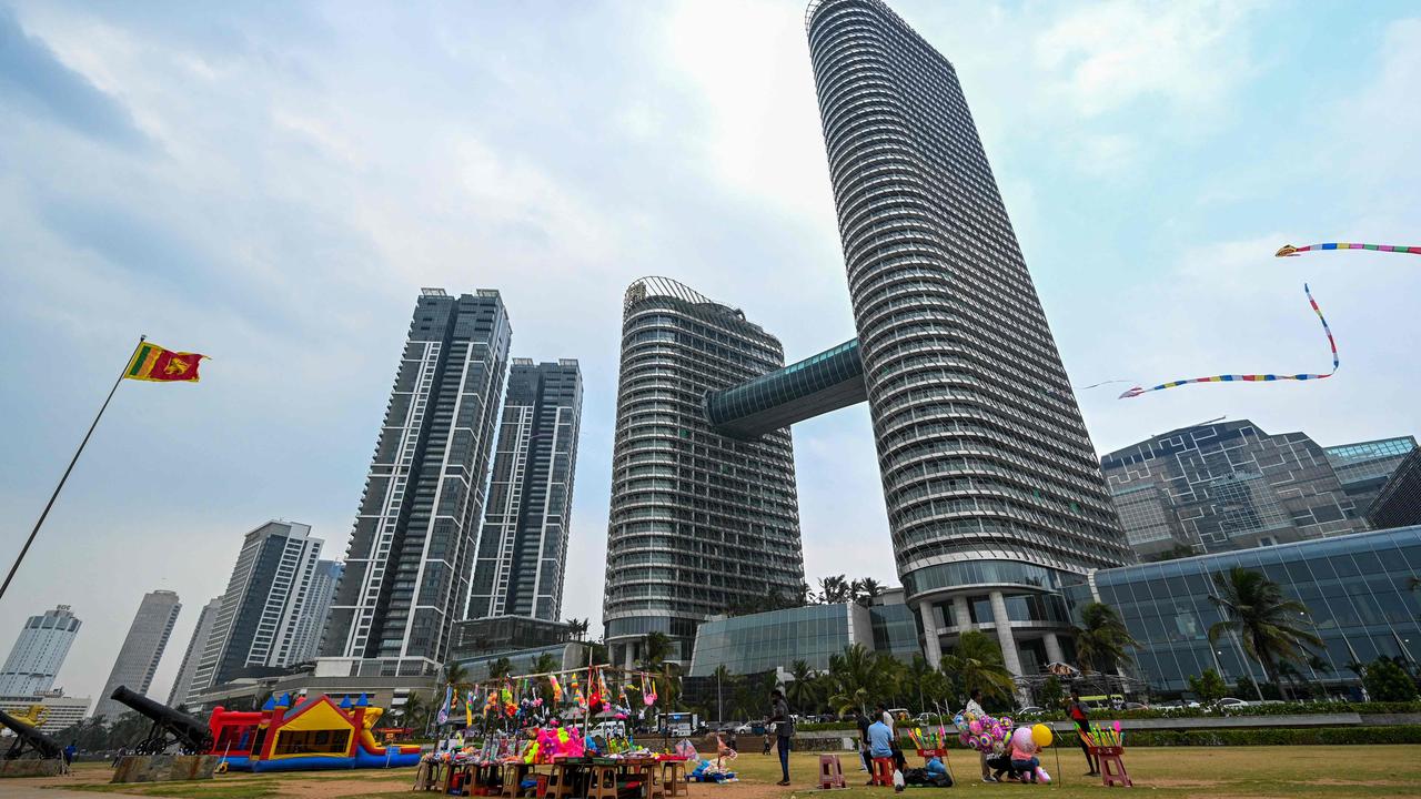 High-rise buildings are pictured in Colombo. Picture: Ishara S. Kodikara/AFP