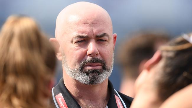 Daniel Harford says the 2022 AFLW season “broke me as a coach”.