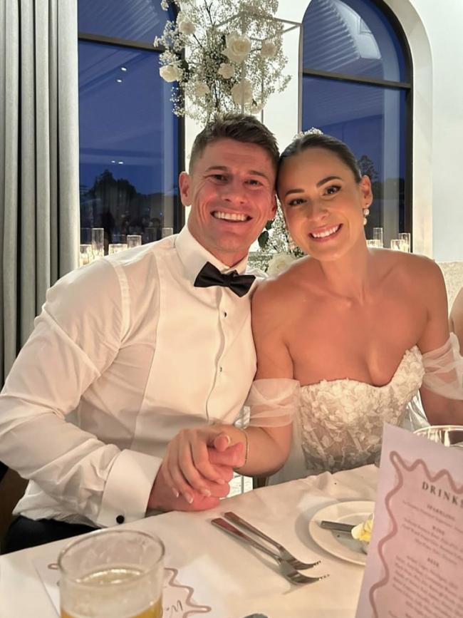 Lions midfielder Dayne Zorko has re-signed for the 2024 season just weeks after marrying partner Talia in Brisbane.