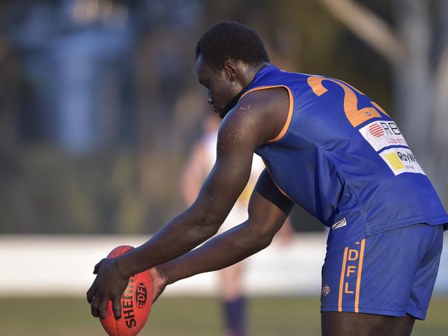 EDFL: Strathmore Community Bank Premier Division, Round 7. Deer Park SM v Avondale Heights SM at John McLeod Reserve, Deer Park, Victoria Saturday 25th May 2024.  Picture: Andrew Batsch