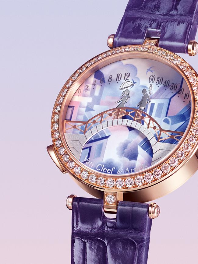 The Van Cleef &amp; Arpels Pont Des Amoureux watch.