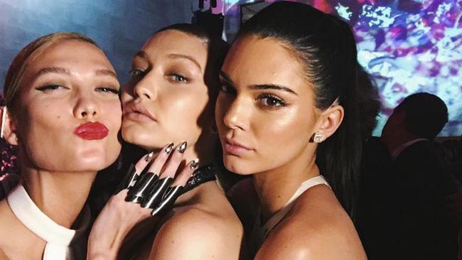 It’s really hard to tell if Kendall Jenner and Gigi Hadid are having fun here.