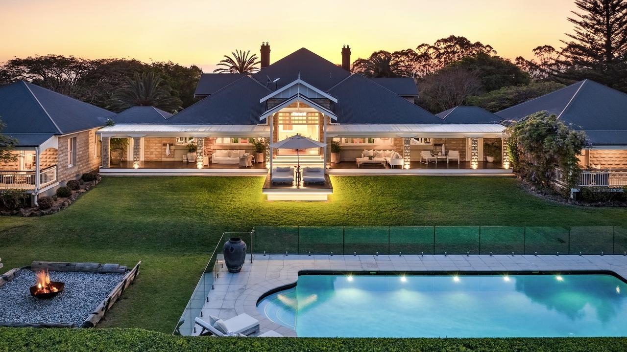 Hinterland House near Bangalow is a circa 1906 landmark residence on 9.3ha with a beautiful swimming pool.