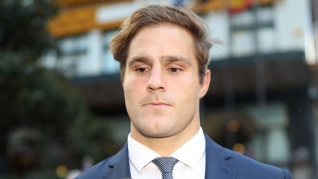 SYDNEY, AUSTRALIA - NewsWire Photos MAY 10, 2021 -  Jack de Belin leaves the Downing Centre in Sydney.Picture: NCA NewsWire / Christian Gilles