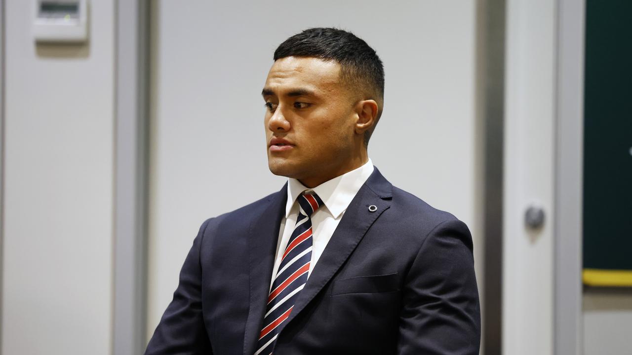 Roosters player Spencer Leniu said he didn’t realise the term monkey was racist. Picture: Jonathan Ng