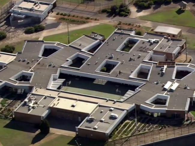 The man died at the maximum security Hakea Prison in Canning Vale. Picture: 9 News