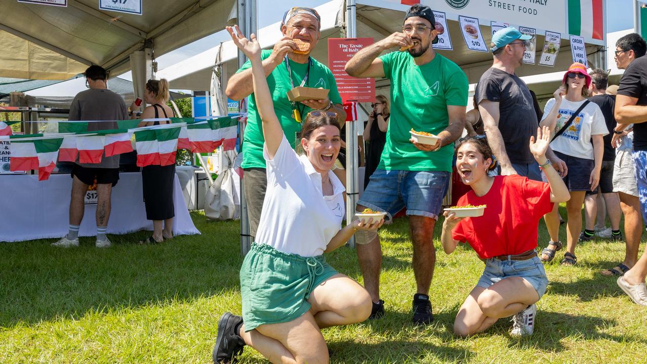 The Taste of Little Italy at the Darwin Italian Festival 2025. Picture: Pema Tamang Pakhrin