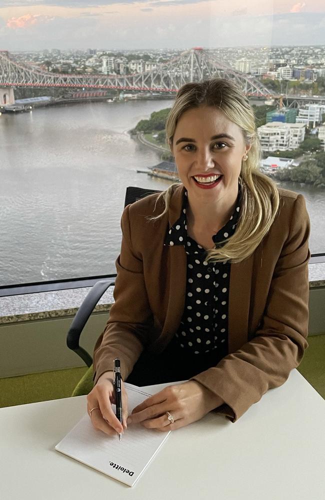 Former Immanuel Lutheran College Natasha Polsen now works for Deloitte.