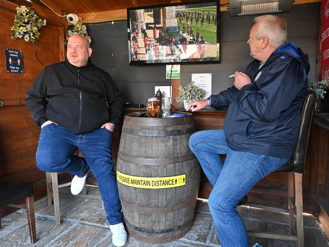 Patrons of The Duke of Edinburgh in Winkfield, west of London. Picture: AFP