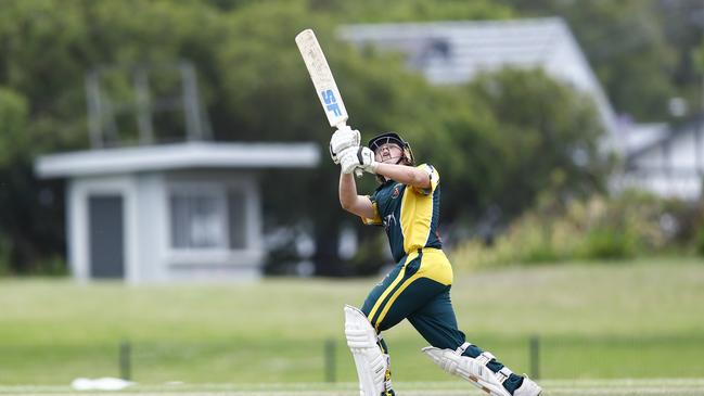 Riley Brown batting for Wests. Picture: Michael Gorton