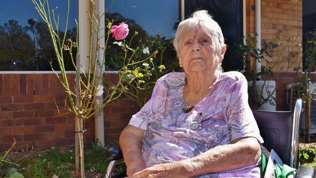 AT A LOSS: Tarcoola resident Betty Shepheard, 91, said everyone at Tarcoola, residents and staff, are in complete disbelief over the council’s decision to close the aged care facility. Pic: Peta McEachern