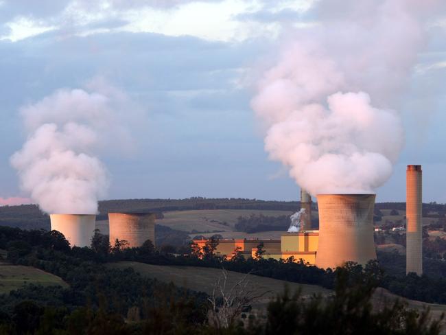 Yallourn North, a coal powered, steam driven, power station in the Latrobe Valley, Gippsland, Victoria.