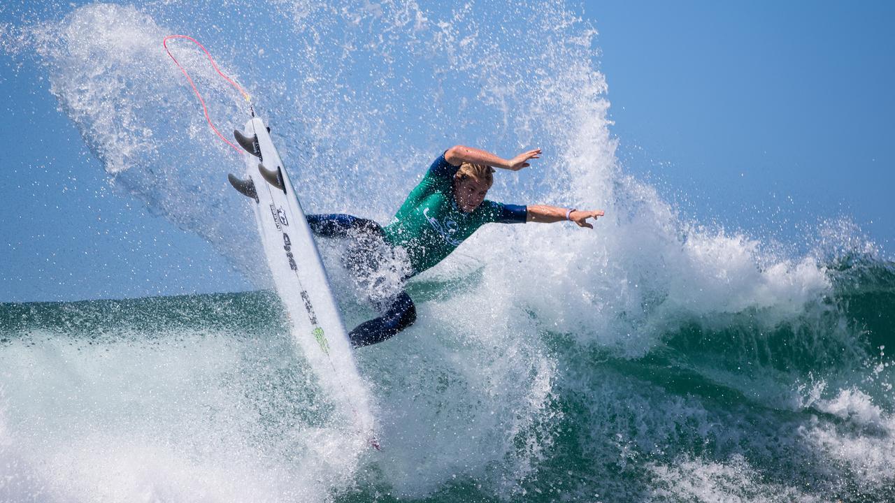 Aussie Ethan Ewing was also unable to progress. Picture: Tony Heff/World Surf League via Getty Images