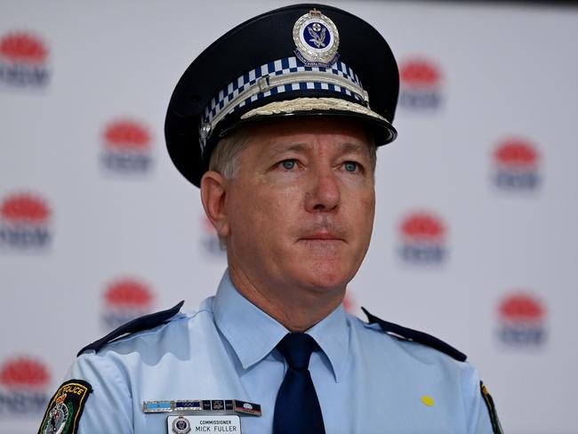 NSW Police Commissioner Mick Fuller. Picture: NCA NewsWire/Bianca De Marchi