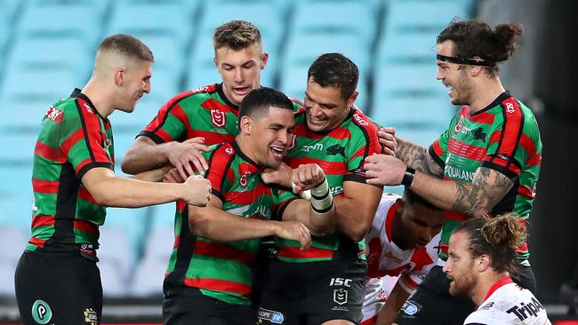 Cody Walker was in stunning form for the Rabbitohs. Picture: Cameron Spencer