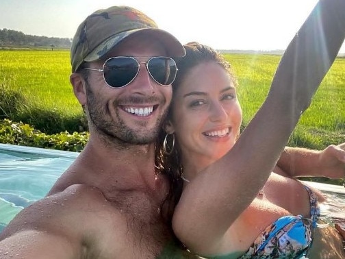 The couple’s relationship had reportedly been on the rocks in recent months. Picture: glenpowell/Instagram