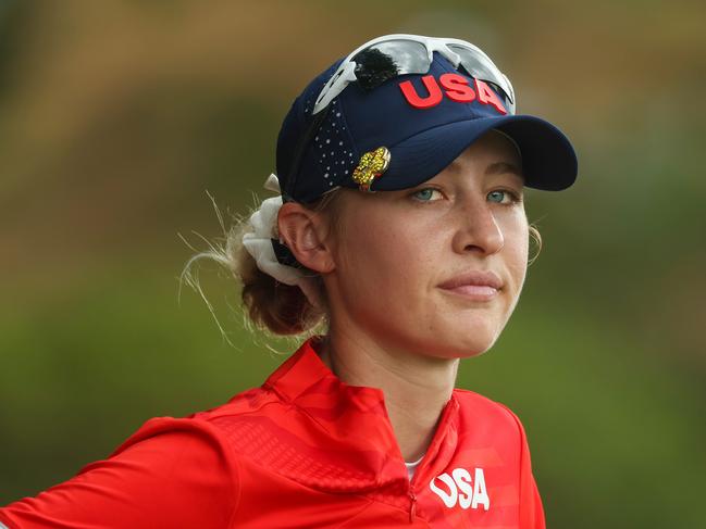 Nelly Korda during the final round of the golf. Picture: Getty Images