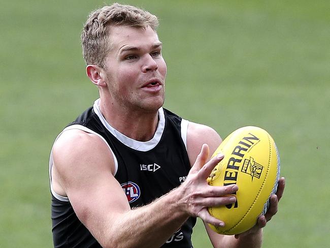 Port Training at Adelaide Oval. Dan Houston -  Picture SARAH REED