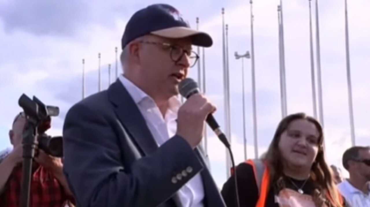 The founder of the non-profit group What Were You Wearing, Ms Williams (right), accused Mr Albanese of lying and making demands to speak, which he never requested. Picture: ABC via X