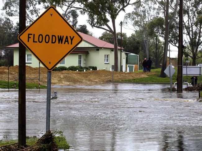Flooding of the North Para River in the Barossa. Picture: Dean Martin