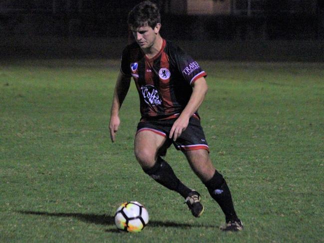 Action from the Round 1 Coastal Premier League clash between Coffs City United v Port United FC. Photo: Tim Jarrett/Mitch Keenan