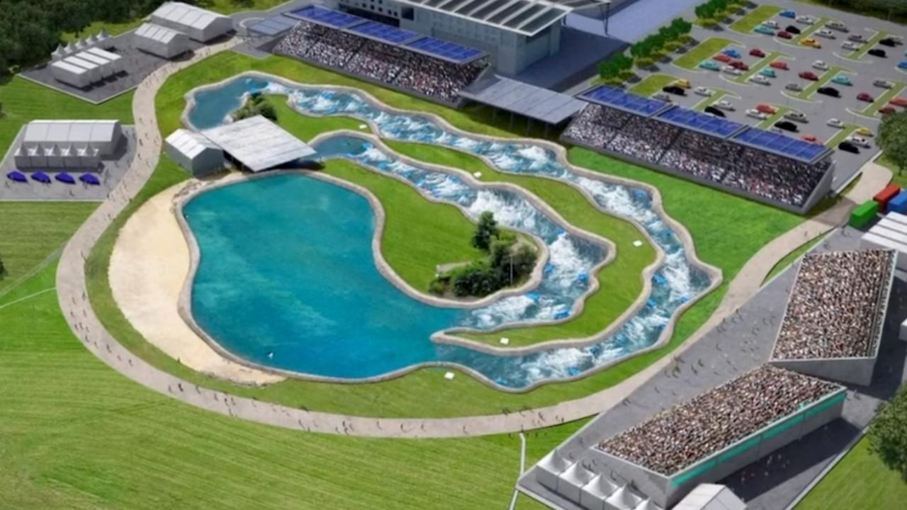 The Redland Whitewater Centre, a new venue for the 2032 Brisbane Olympics.