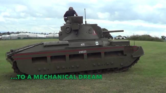 WWII Matilda tank fully restored