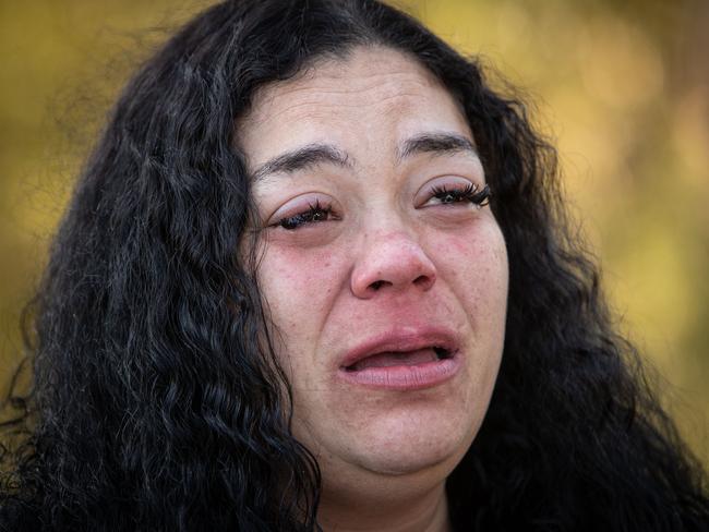 Alina Kauffman and Ernesto Salazar’s mother, Angelina Kauffman. Picture: Julian Andrews