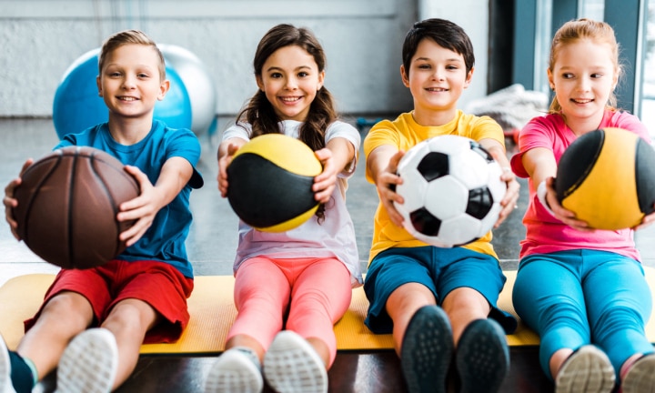 Premium Photo  Children's sports activities wearing sports attire