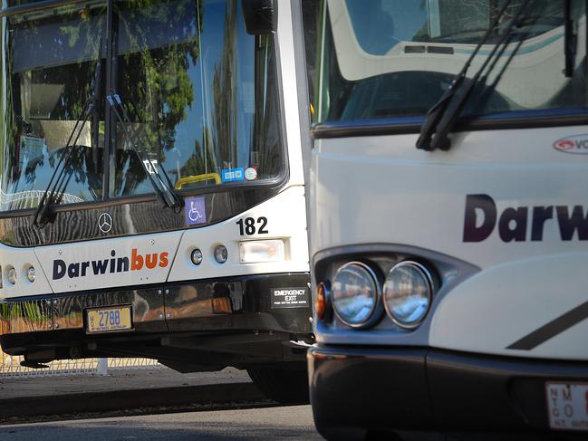 Stock images of the Darwin Bus City Interchange.