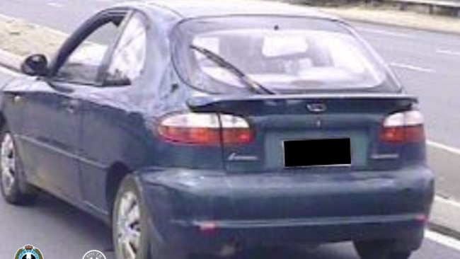 Police have identified a green 2000 Daewoo Lanos hatch, pictured, is believed to have been involved in the disposal of Michael Purse's body. Picture: SA Police