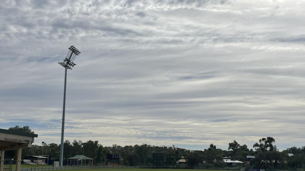 Albrecht Oval is currently without goalposts. Picture: Laura Hooper.