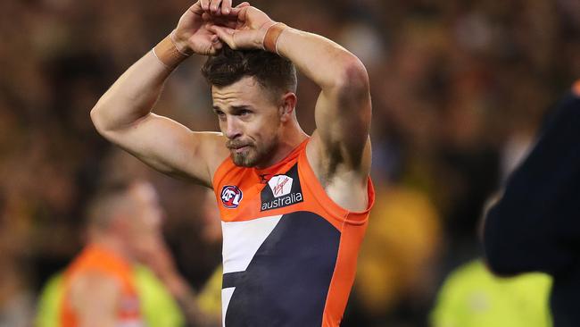 Brett Deledio is under enormous pressure to perform for GWS in 2018. Picture: Phil Hillyard