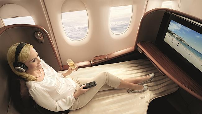 First class seats on Singapore Airlines' 777-300ER. More new seats will be installed in the aircraft.