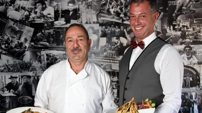 Costa D'Oro’s Chef Giavni Forte and manager Umberto Cardamone. Photo: Steve Holland