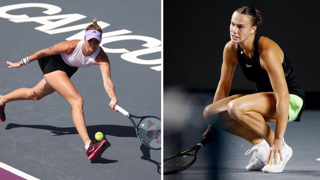 Marketa Vondrousova and Aryna Sabalenka have hit out. Photo: Getty Images