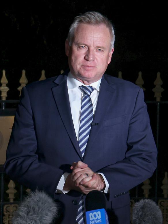 Tasmanian Premier Jeremy Rockliff speaks a no-confidence motion against him. Picture: Tasmanian Government